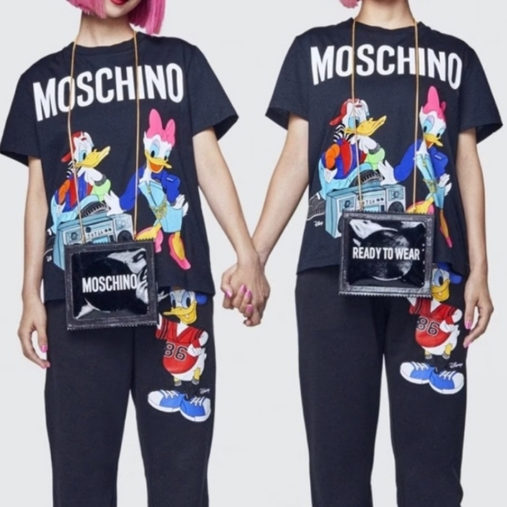 H&M x Moschino Daisy and Donald Duck Tee (XS)